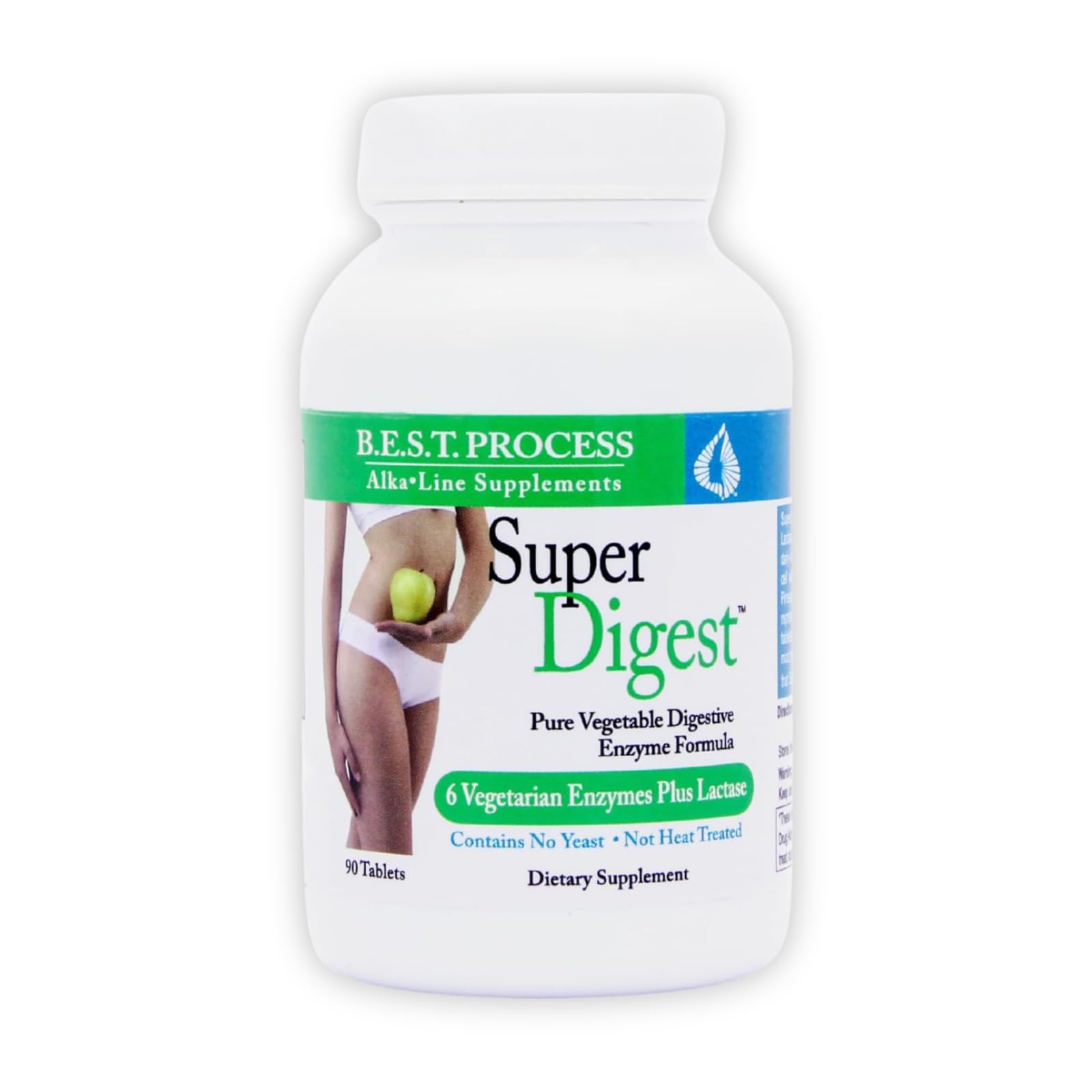 Morter HealthSystem SuperDigest bottle pour for convenient digestive support.