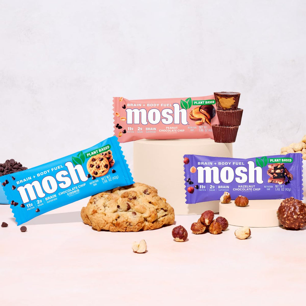 MOSH ashwagandha and lions mane image emphasizes adaptogenic and cognitive support