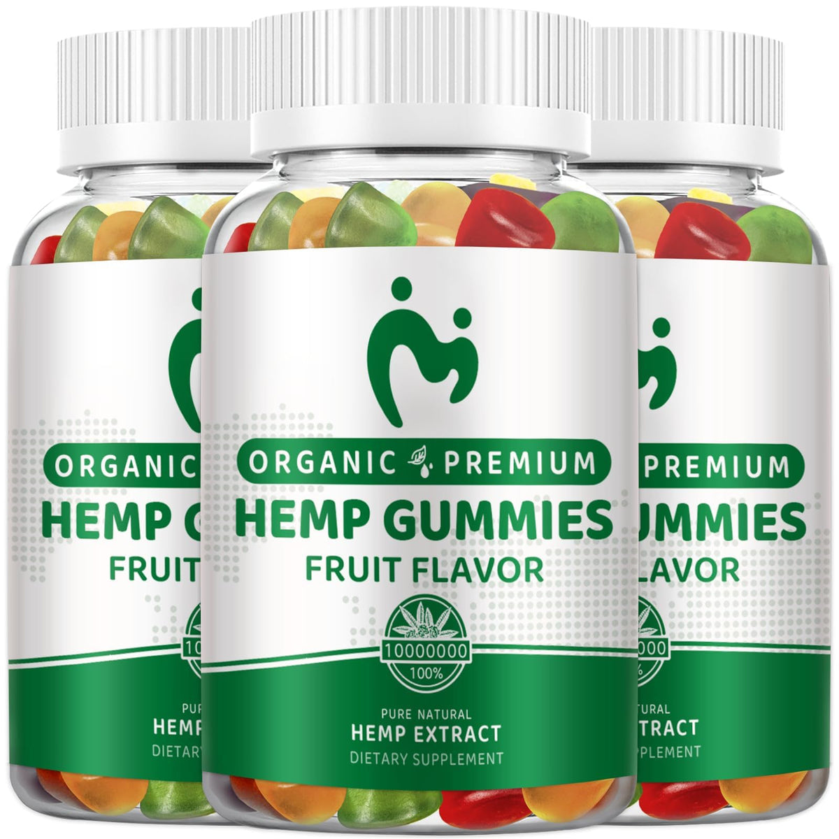 MOSRAY hemp gummies bottle showing natural Colorado extract for everyday relaxation