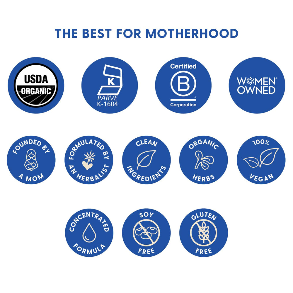 Motherlove NSF GMP facility emblem signals high manufacturing quality