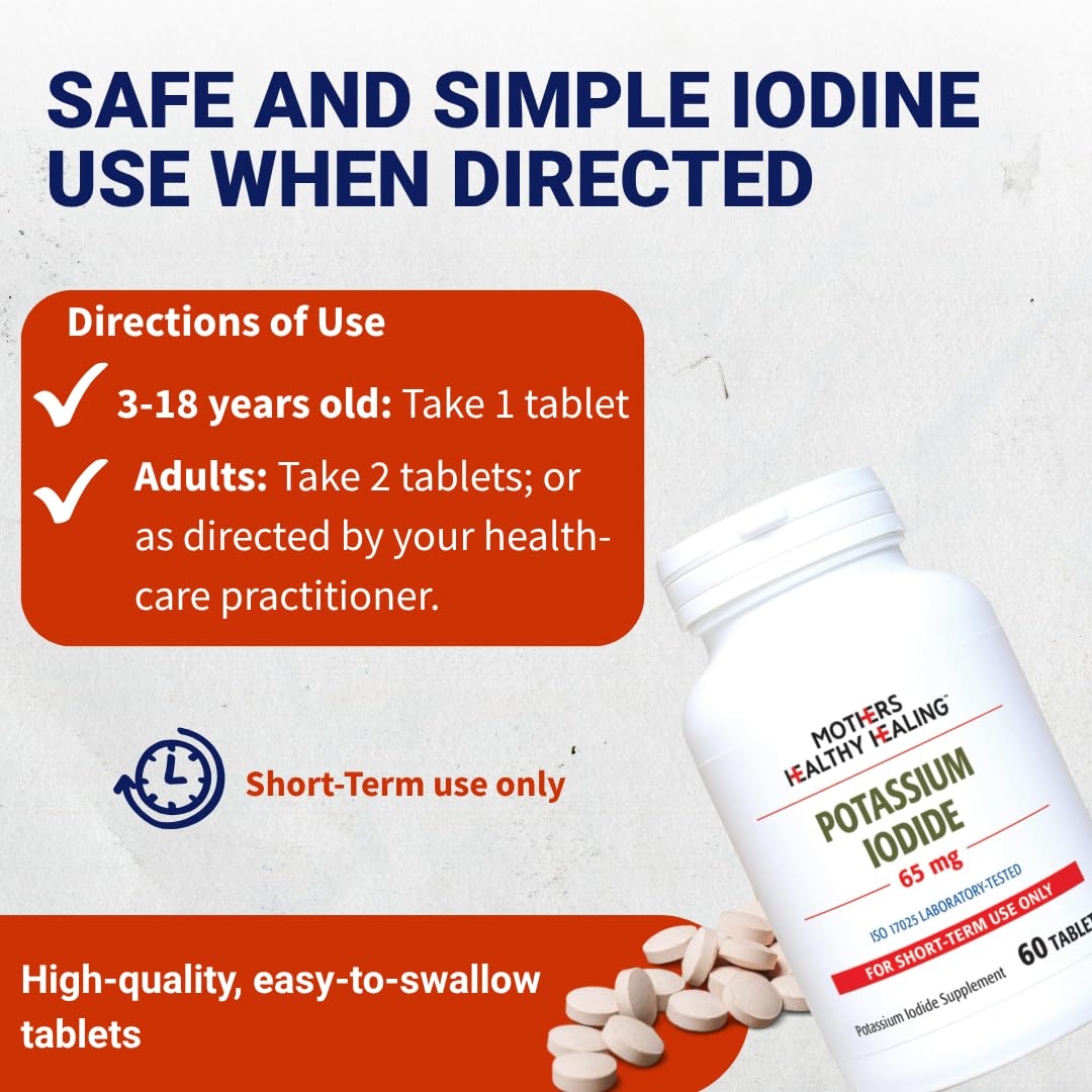 Mothers Healthy Healing supports family readiness with ready-to-use iodine tablets.