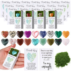 Motipuns pocket hug token bulk with natural stones for morale and connection.