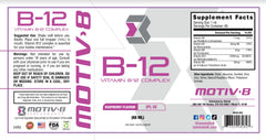 Motiv-8 Essentials Vitamin B-12 Drops under-tongue application for quick absorption.