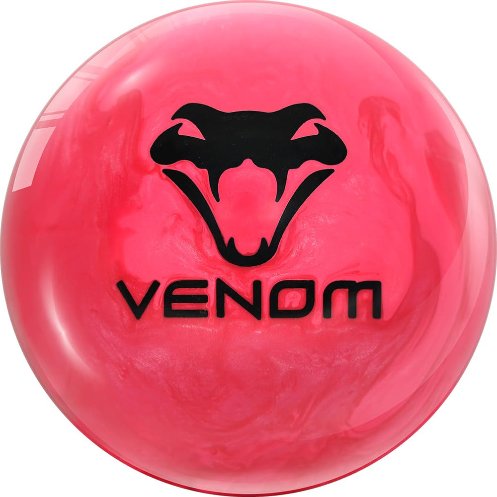 MOTIV Hyper Venom 13-Pounds hot pink pearl ball for precise control on oily lanes.