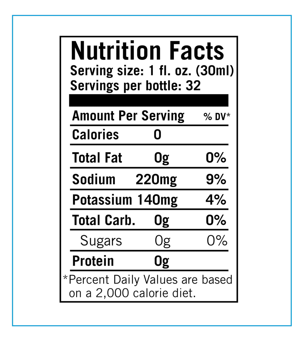 MOTIVE PURE Electrolyte Hydration orange 32oz bottle label close-up showing natural flavor notes.