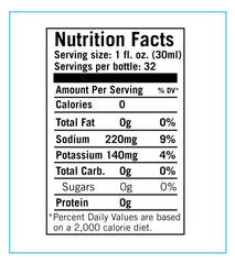 MOTIVE PURE Electrolyte Hydration orange 32oz bottle label close-up showing natural flavor notes.