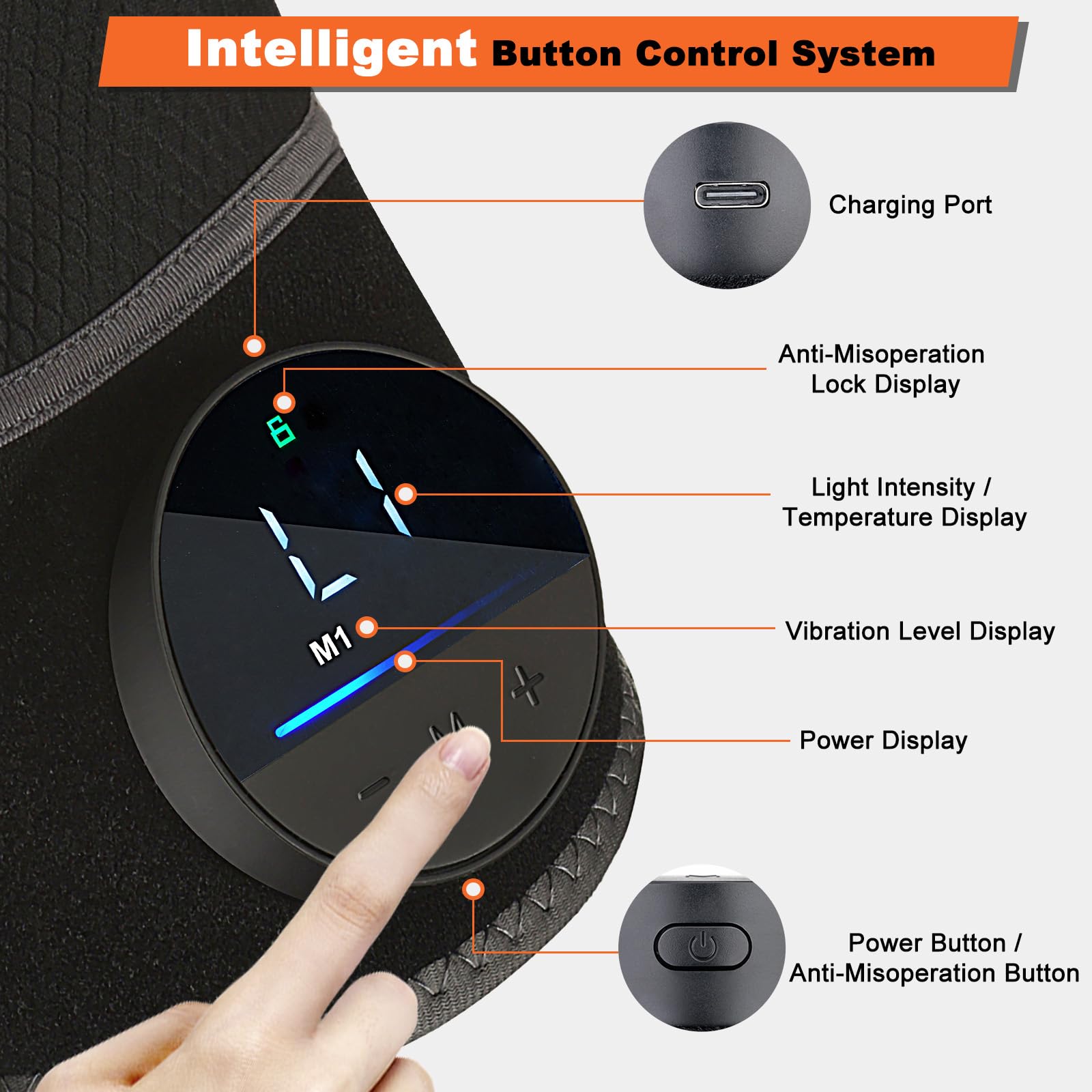 Motusana ergonomic knee brace fit with adjustable straps for universal comfort.