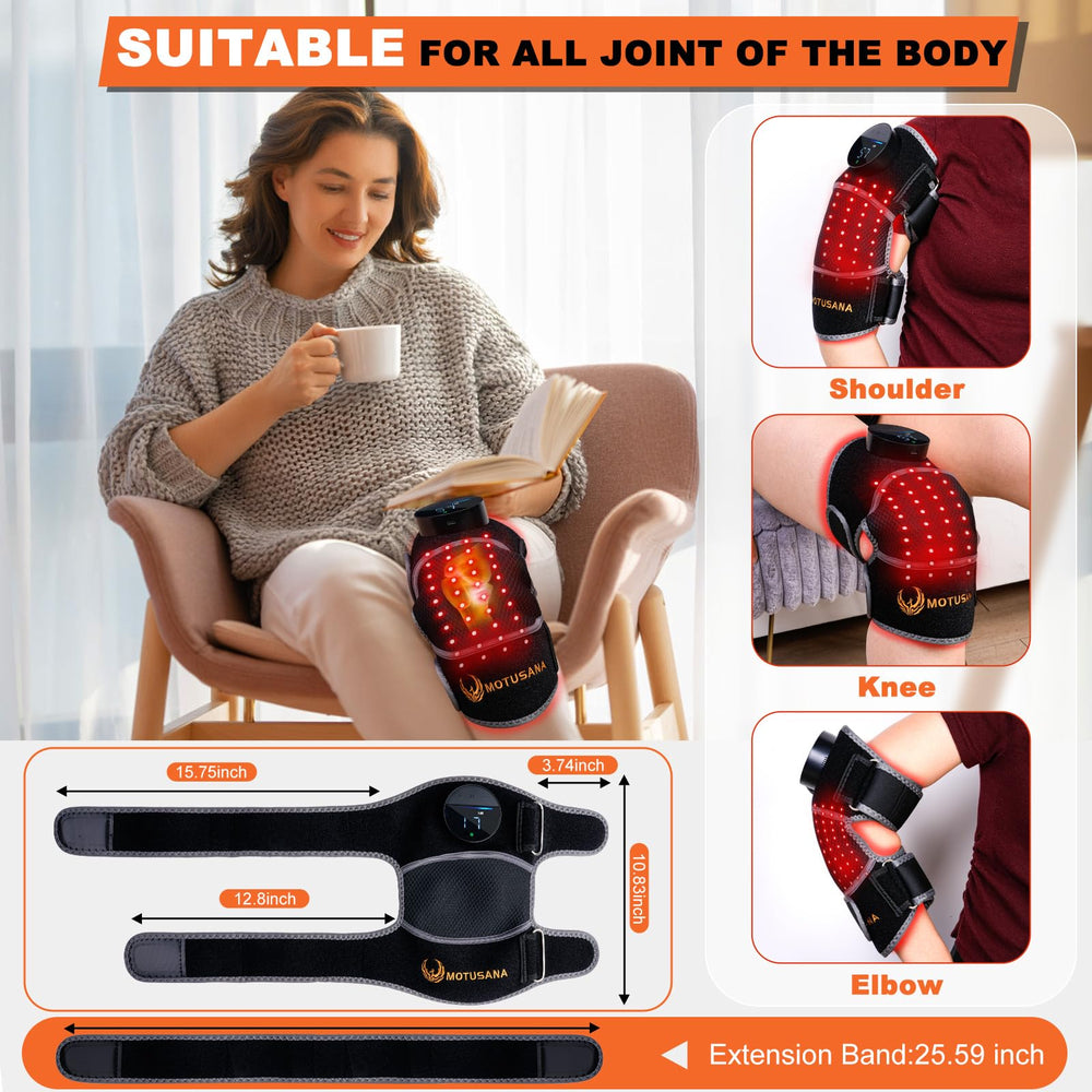 Motusana versatile device suitable for elbows and shoulders beyond the knee.