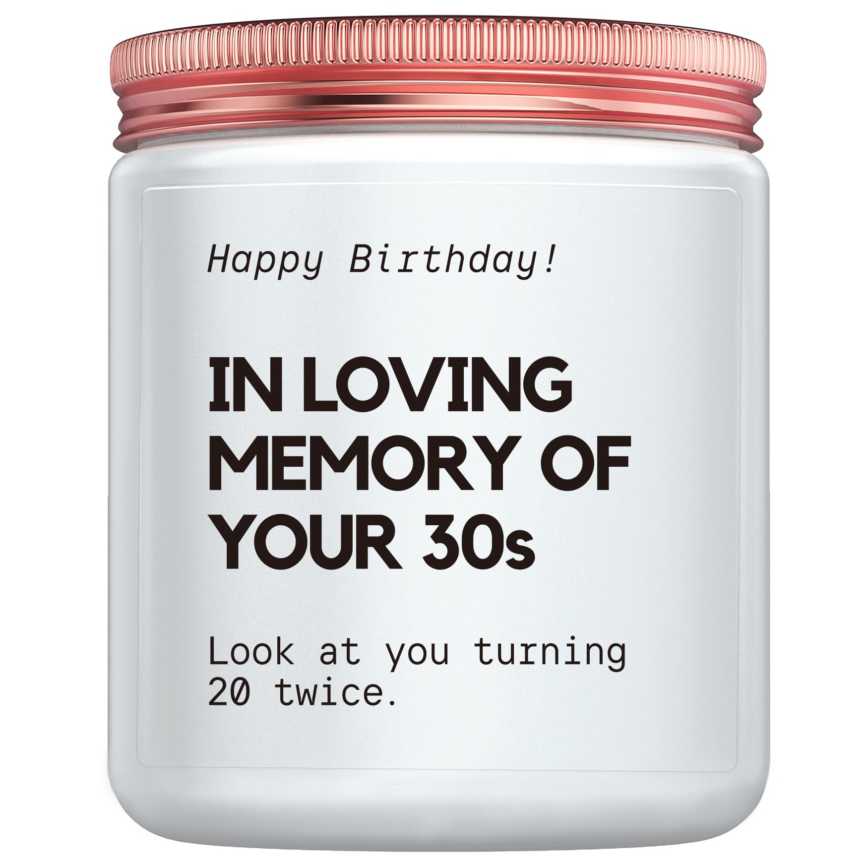 MOTVZC 40th birthday candle in gift-ready packaging, ideal for celebration gift presentation.