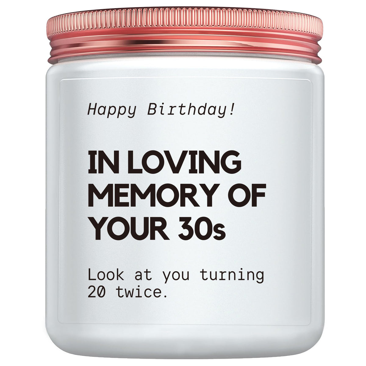 MOTVZC 40th birthday candle in gift-ready packaging, ideal for celebration gift presentation.
