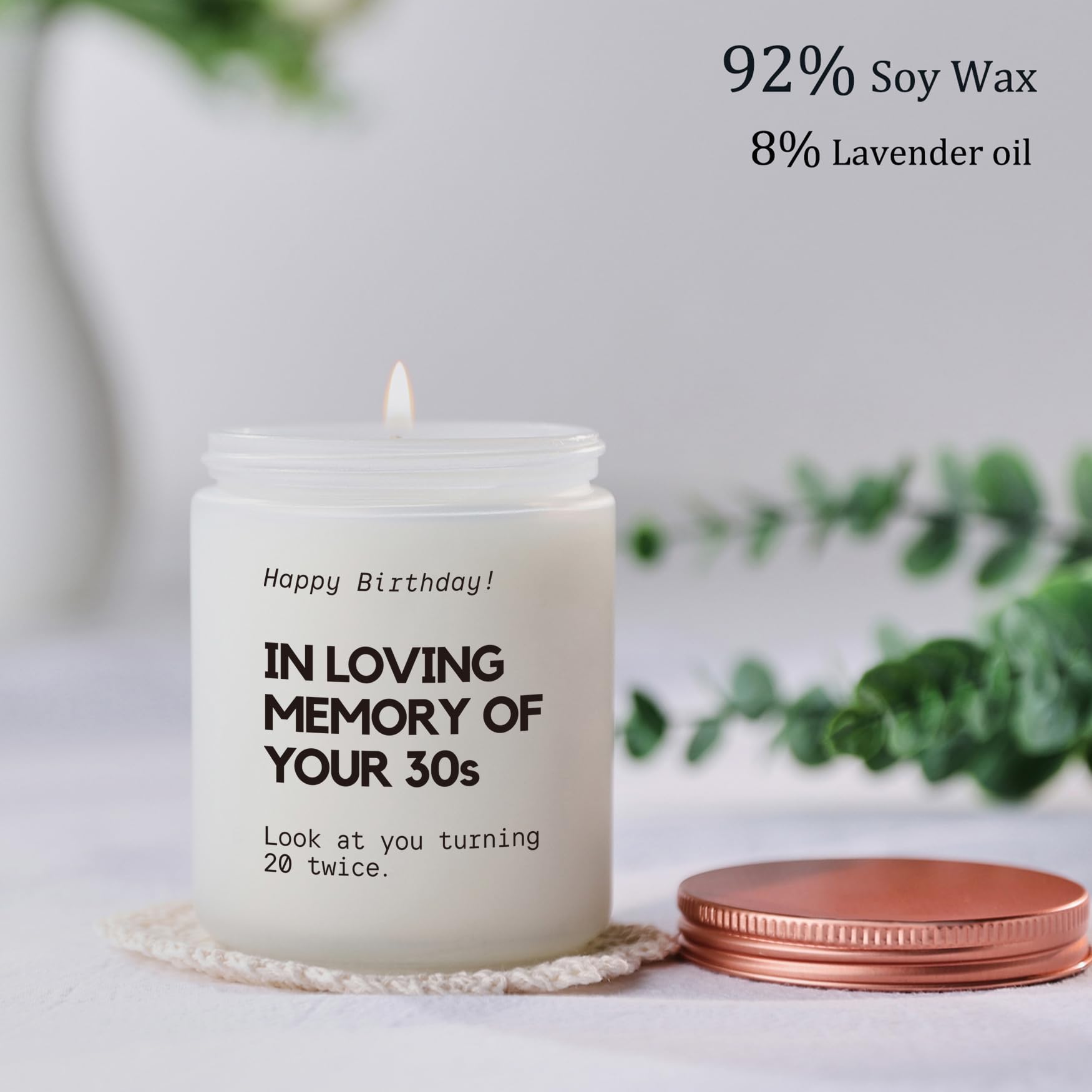 MOTVZC lavender eucalyptus scent candle, relaxing aroma for unwinding evenings.