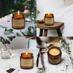 MOULENGGU 3.5 oz candle in compact size for easy placement