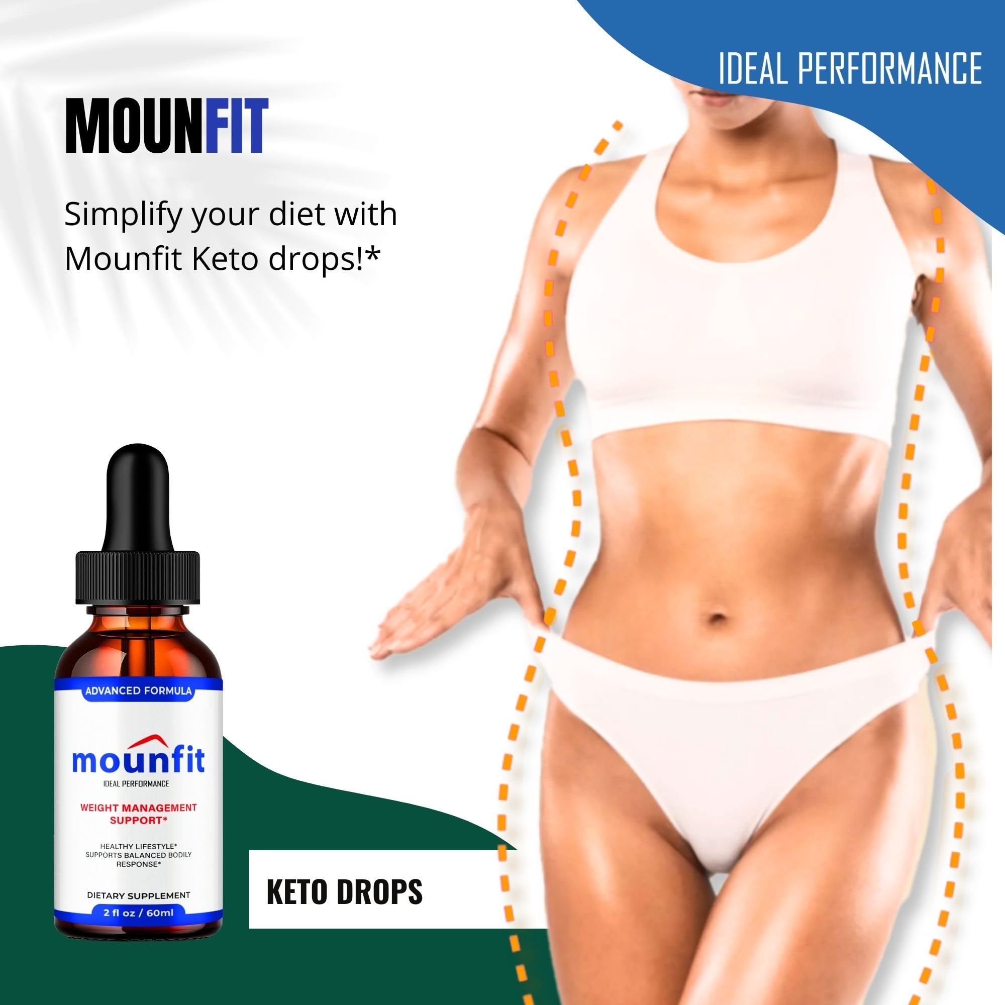 IDEAL PERFORMANCE Mounfit Drops cap-off demonstrating secure, spill-free storage.
