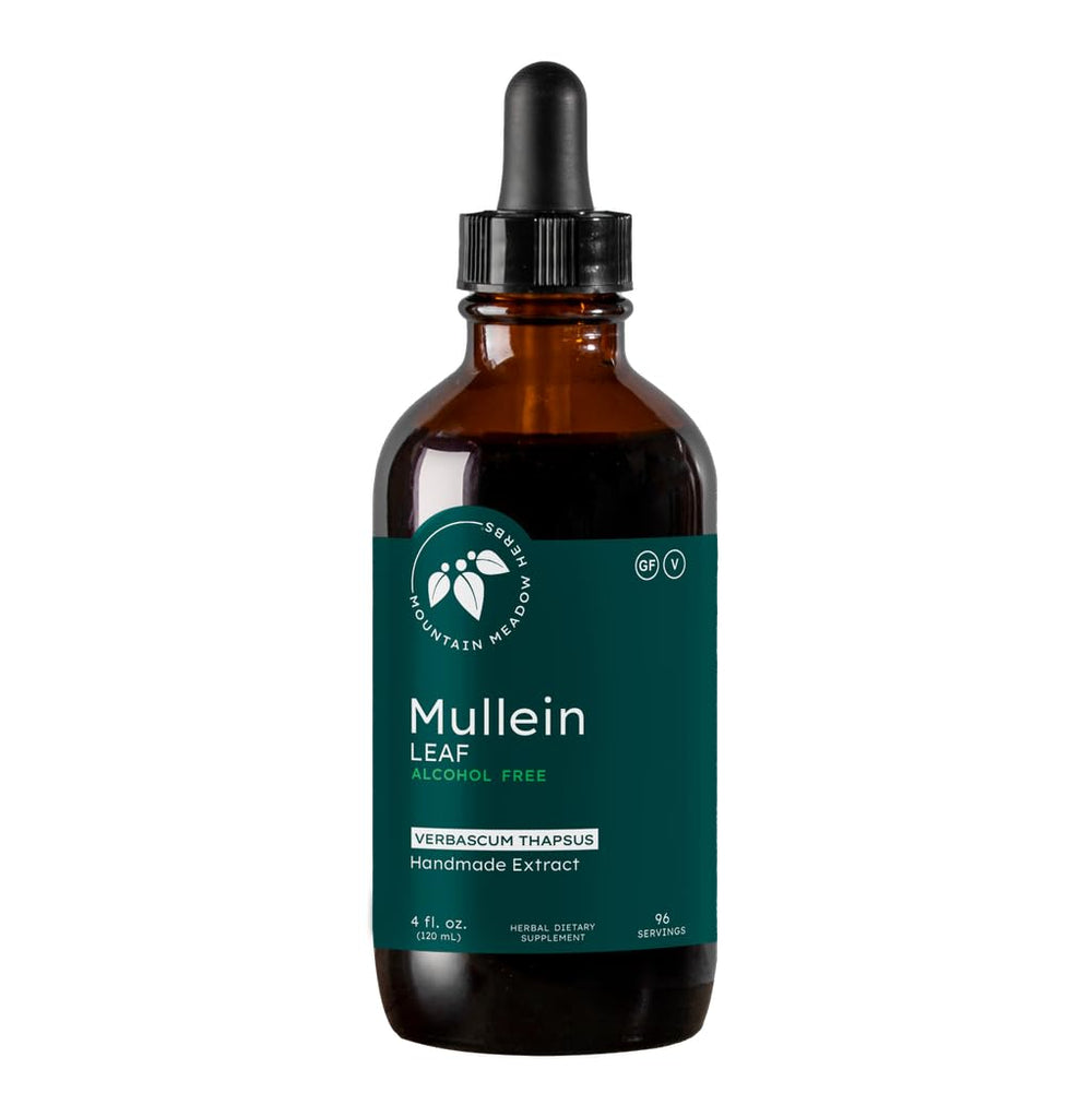 Mountain Meadow Herbs Mullein Leaf Extract bottle for easy, flexible daily use.