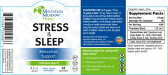 Mountain Meadow Herbs Stress & Sleep liquid dropper for easy nightly use