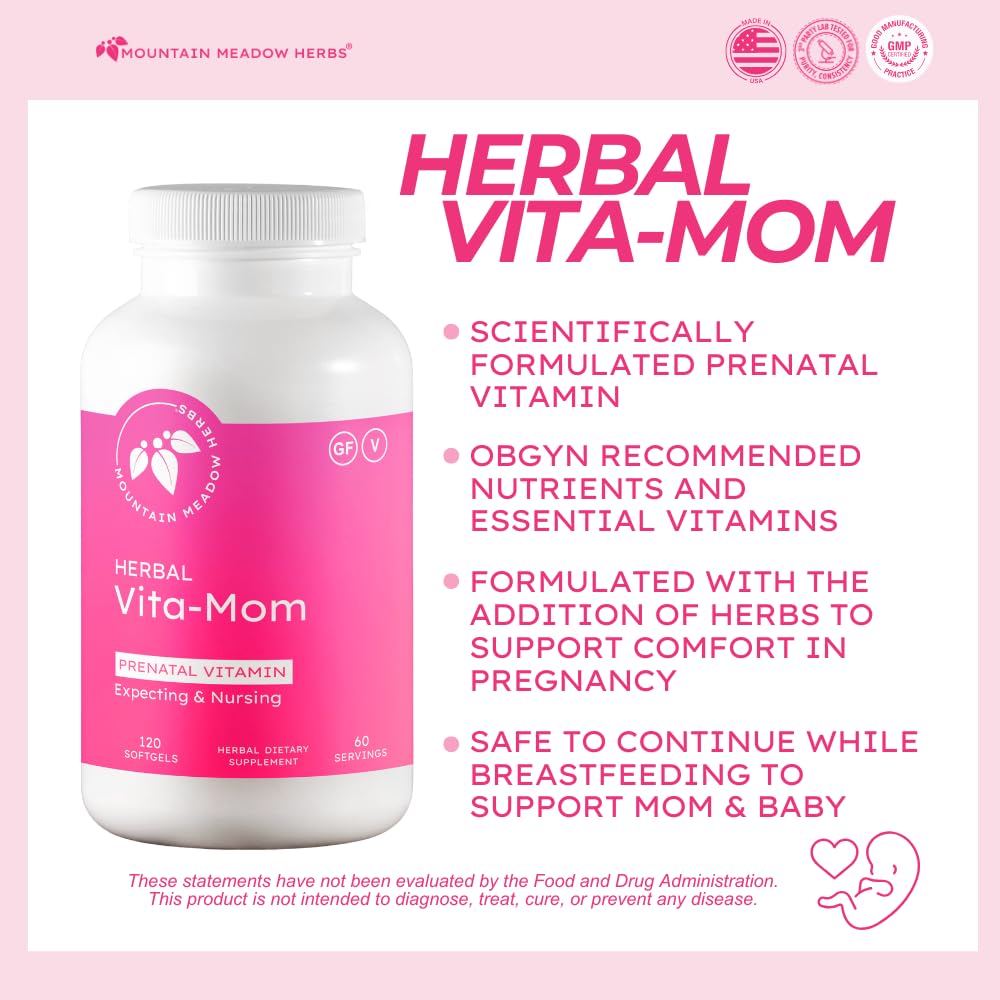 Close-up of Vita-MOM softgels highlighting smooth, easy absorption.
