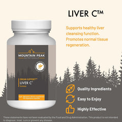 Liver C Siliphos Milk Thistle close-up highlighting tissue support.