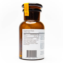 Movita organic vegan gluten-free non-GMO label shows clean nutrition.