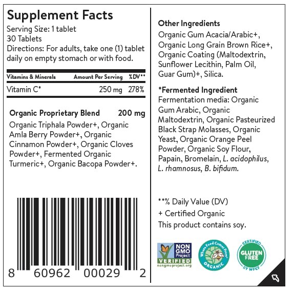 Movita vitamin C capsules close-up for daily antioxidant use.