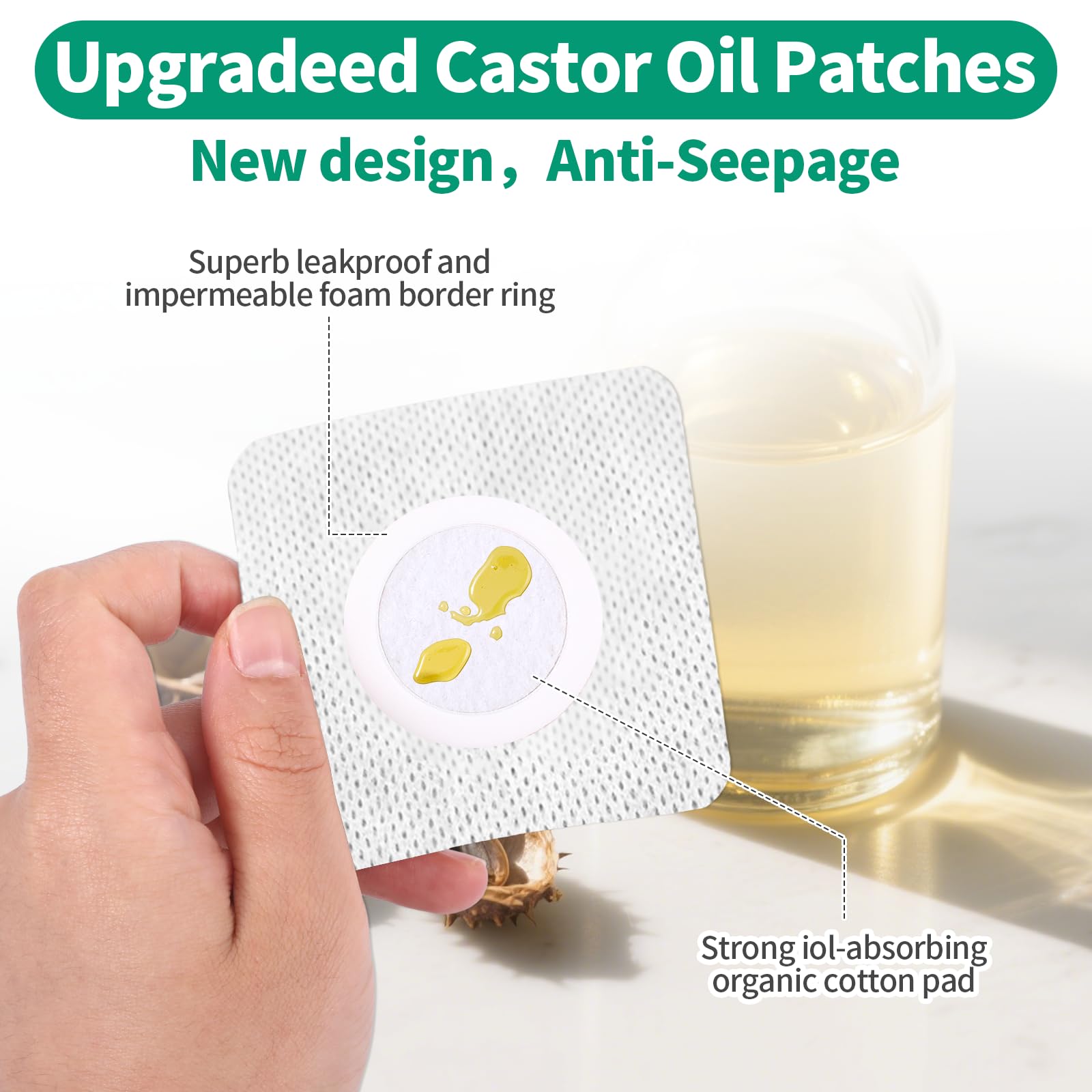 Mowouhn patch shows leak-proof frame and waterproof layer to prevent spills.