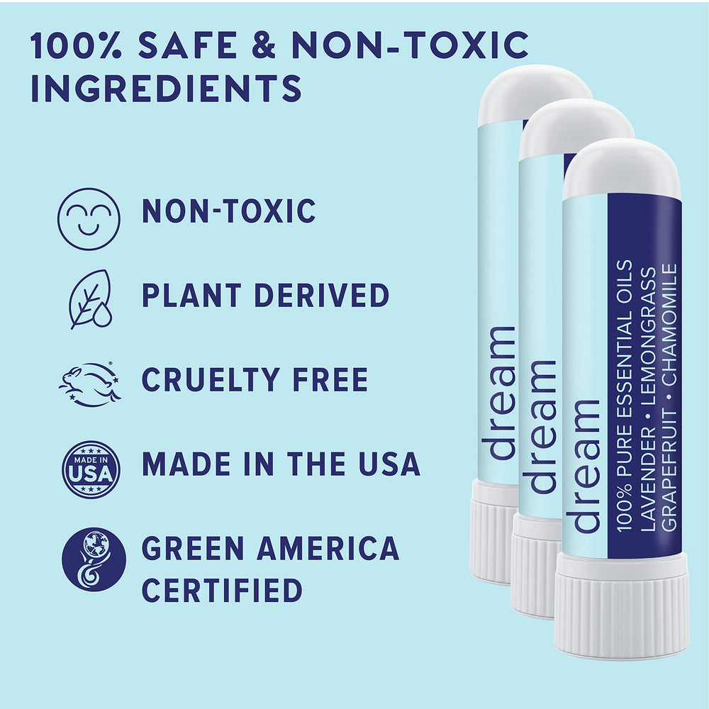 MOXE Dream nasal inhaler emphasizes lemongrass for a fresh calming moment.