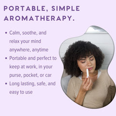 MOXE Lavender inhaler on-the-go usage for portable relaxation anywhere