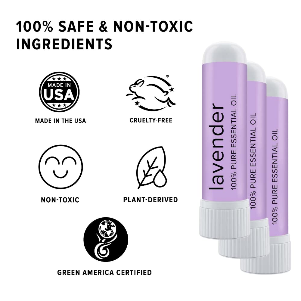 MOXE Lavender inhaler packaging emphasizes a USA made three pack