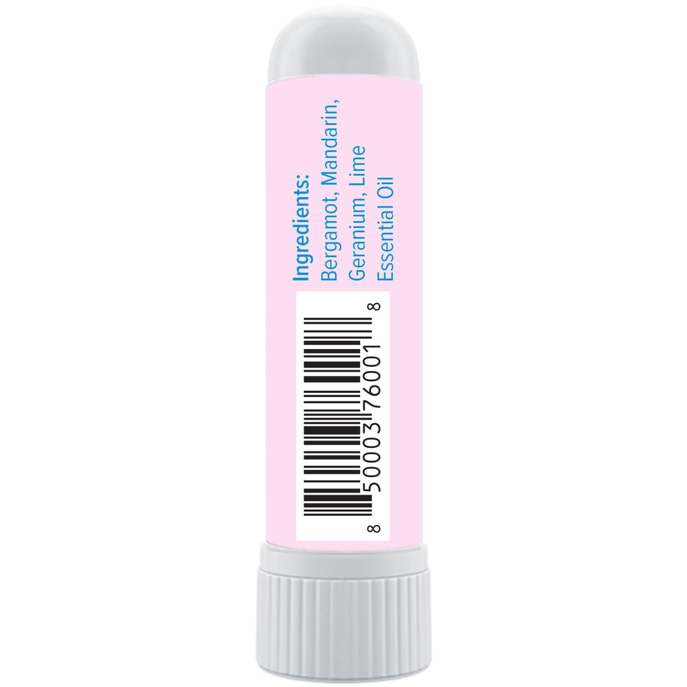 MOXE Peace Nasal Inhaler packaging on desk with tea and candle