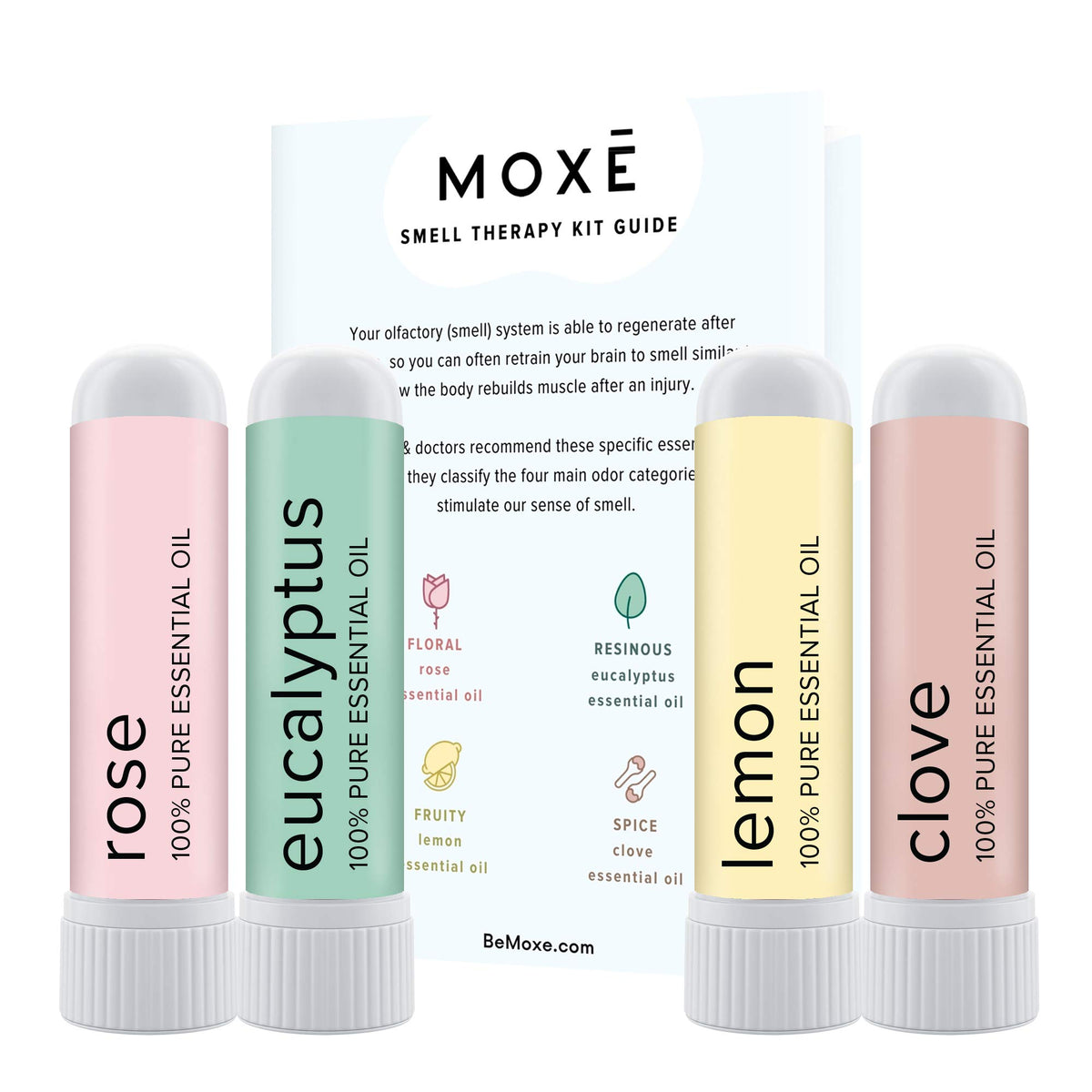 MOXE lemon inhaler for smell training enhances olfactory cue recognition.