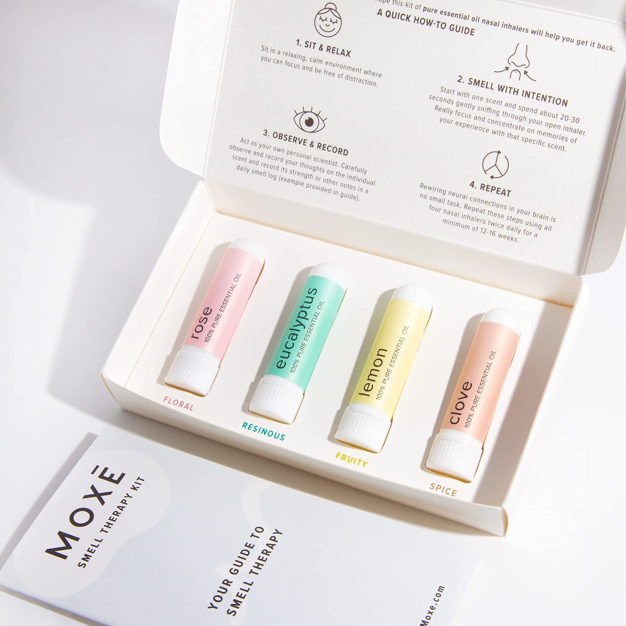MOXE made-in-USA packaging signals quality and trusted sourcing.