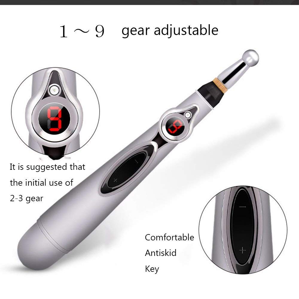 MQFORU Electronic Acupuncture Pen with a spheroidal head for larger muscle groups