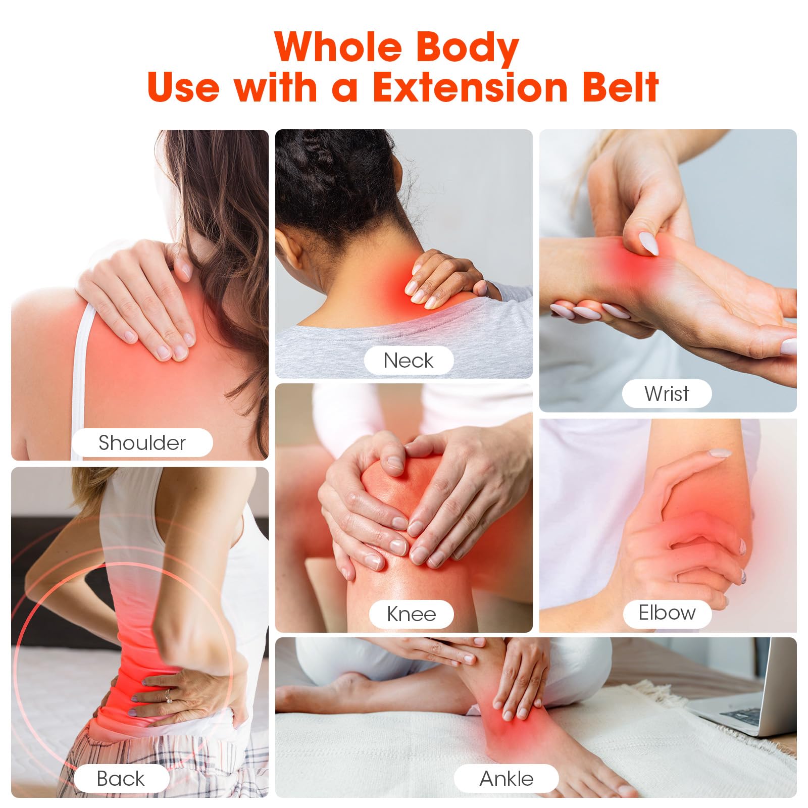 MQHOOB red light therapy lamp fits in a gym bag for travel-ready sessions.