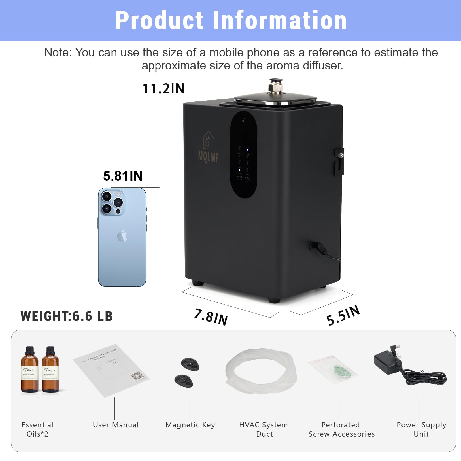 MQLMF diffuser front-door lock safety design protects oils in busy spaces.