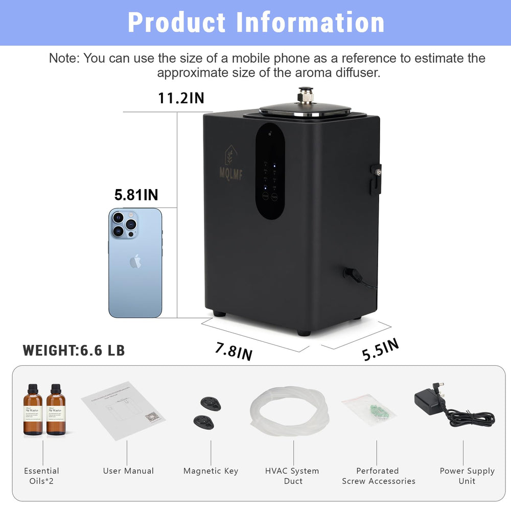 MQLMF diffuser front-door lock safety design protects oils in busy spaces.