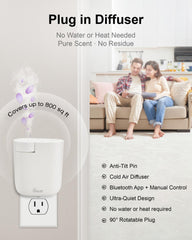 MQLMF diffuser uses cold-air diffusion for ultra-fine scent particles.