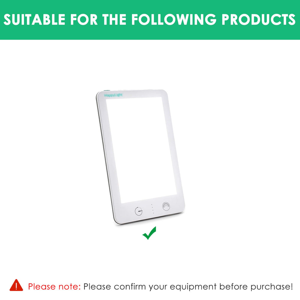 Mrgru Verilux HappyLight compatibility image showing Lumi Plus support