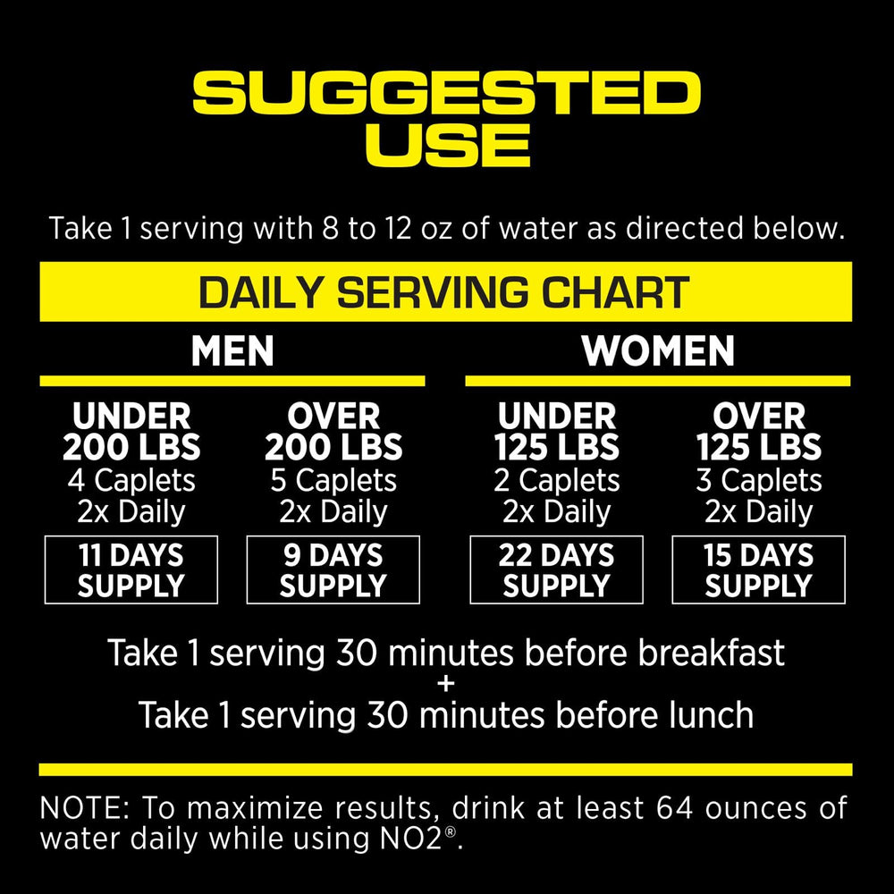 MRI Performance NO2 bottle pour suggests simple pre-workout routine.