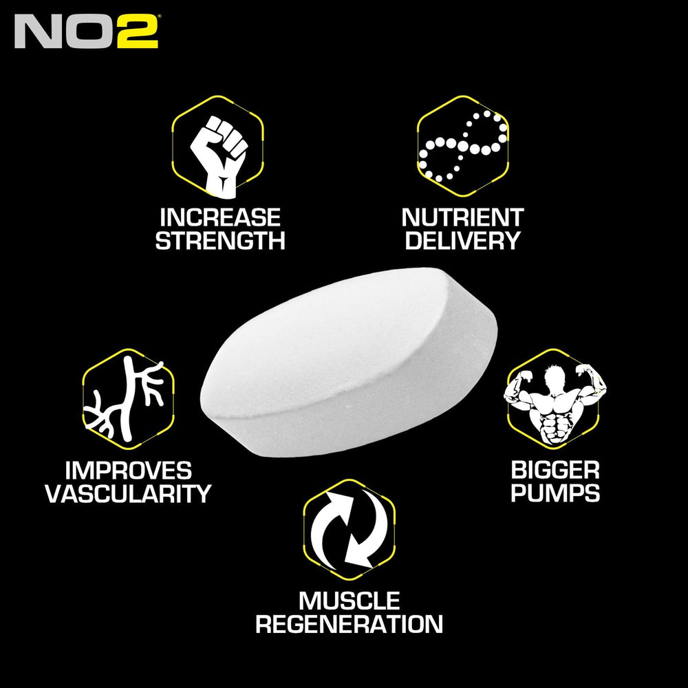 MRI Performance NO2 capsules in hand for easy daily use.