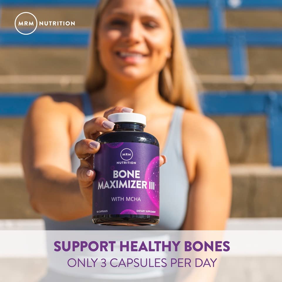 MRM Bone Maximizer III bone density support visuals
