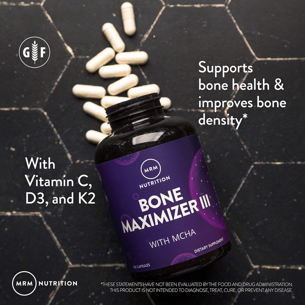 MRM Bone Maximizer III daily dose capsule close-up
