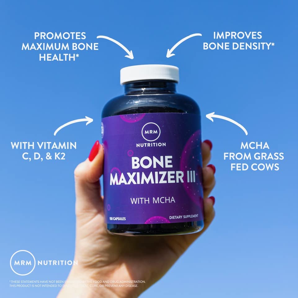 MRM Bone Maximizer III NZ grass-fed source label