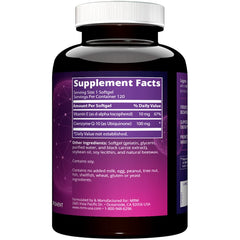 MRM CoQ-10 softgels with Pel Delivery for convenient daily energy support.