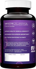 MRM DHEA gluten-free and vegan certification icons on pack.