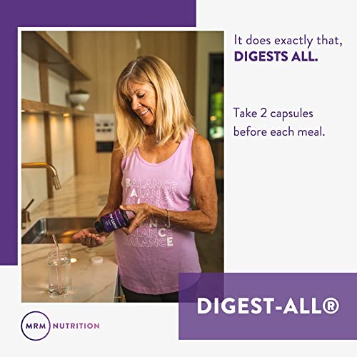 MRM Digest-All IC Probiotics microbiome illustration suggests improved digestion and nutrient uptake.