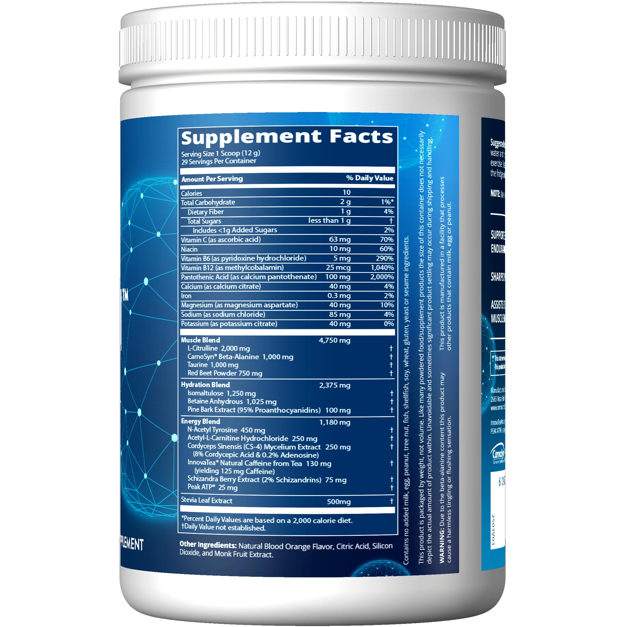 MRM Driven pre-workout scoop demonstrates precise dosing for reliable workouts.