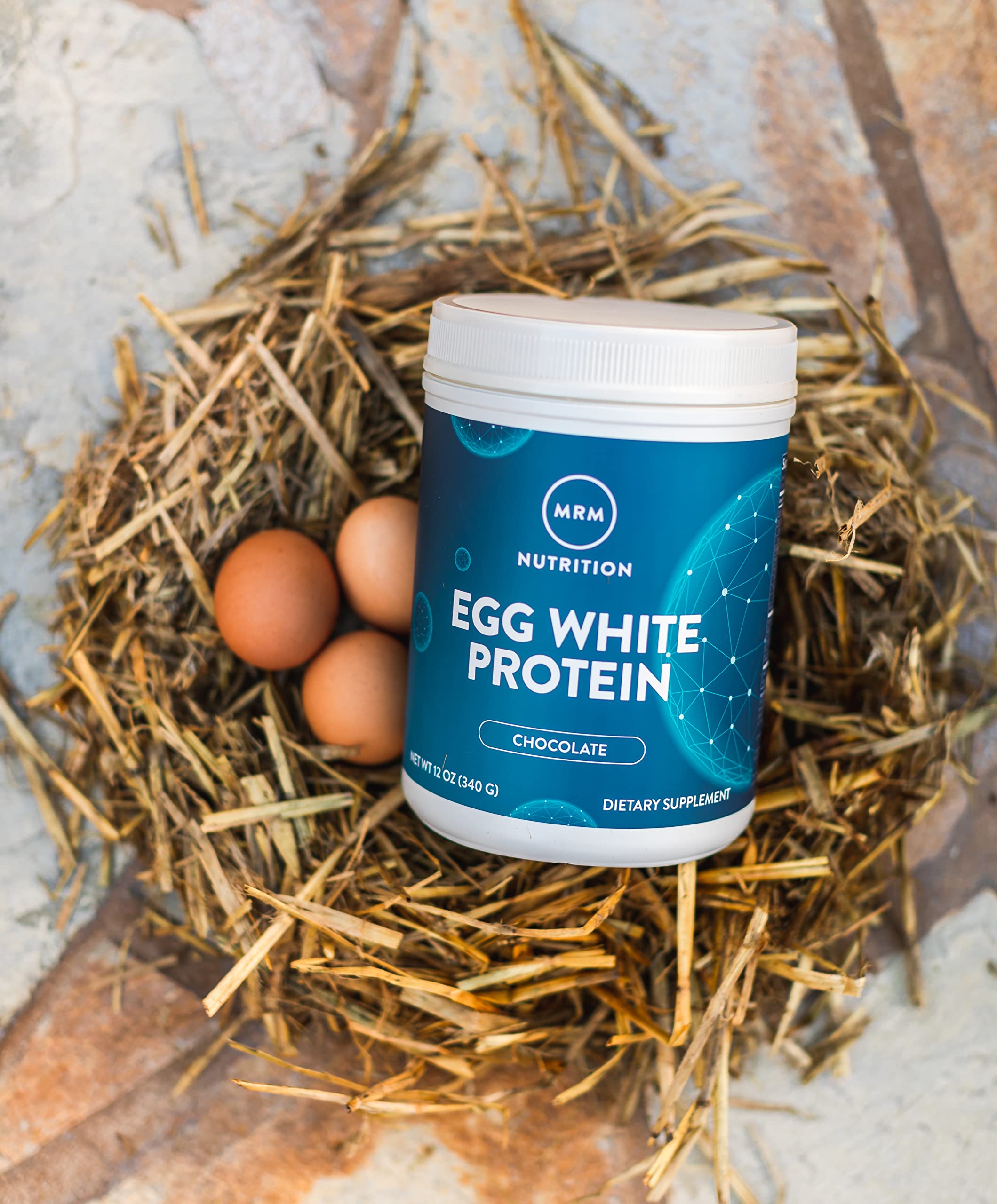 MRM Egg White Protein Chocolate shake glass representing a creamy post workout option