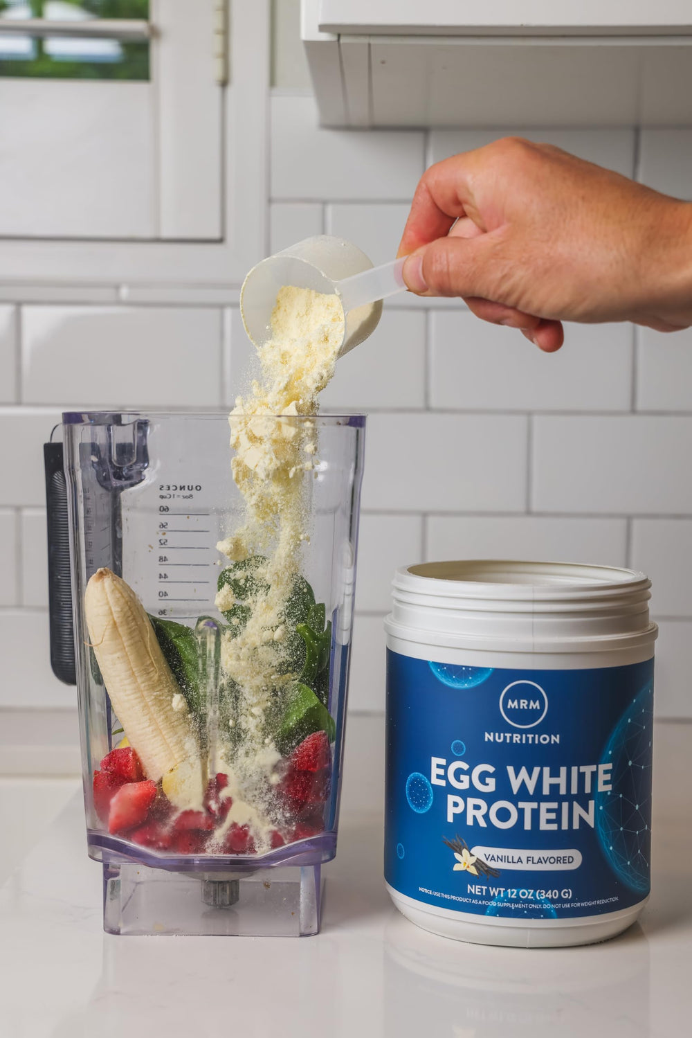MRM Egg White Protein Vanilla packaging box conveys quality and safety