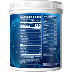 MRM Egg White Protein Vanilla scoop illustrates 23 g protein per serving