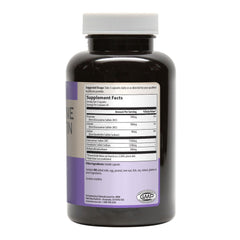 MRM packaging scene with bottle and glass of water for easy intake.