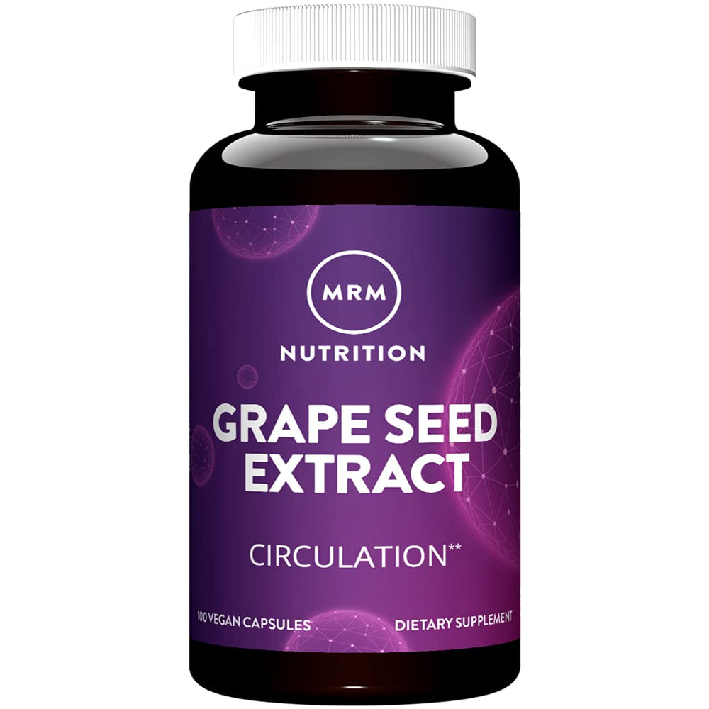 MRM Grape Seed Extract bottle front shows product branding and presentation